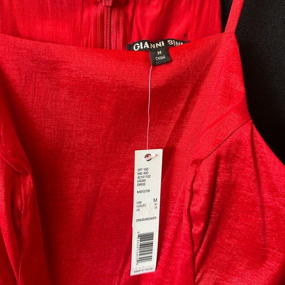 Gianni Bini Red Sleeveless A-Line Party Dress - Picture 3 of 4